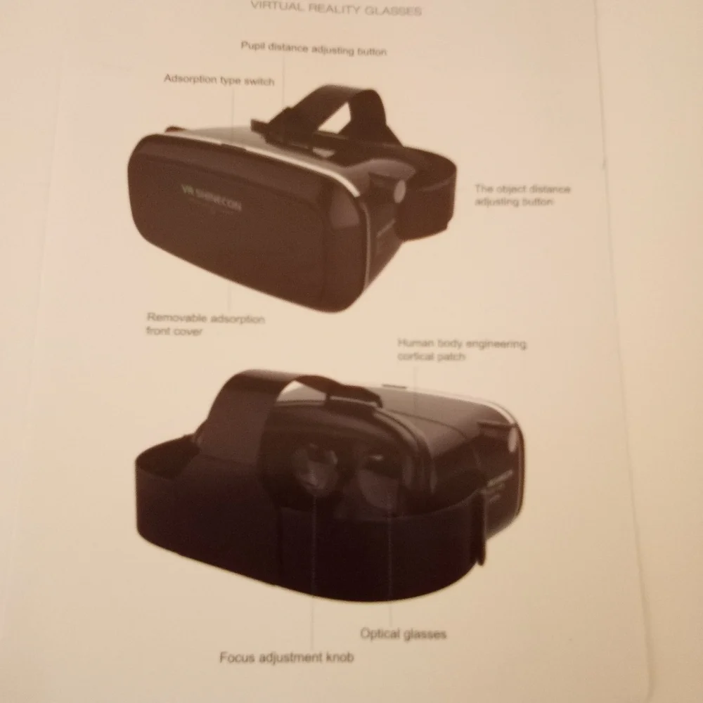 VR Shinecon Virtual Reality Glasses New